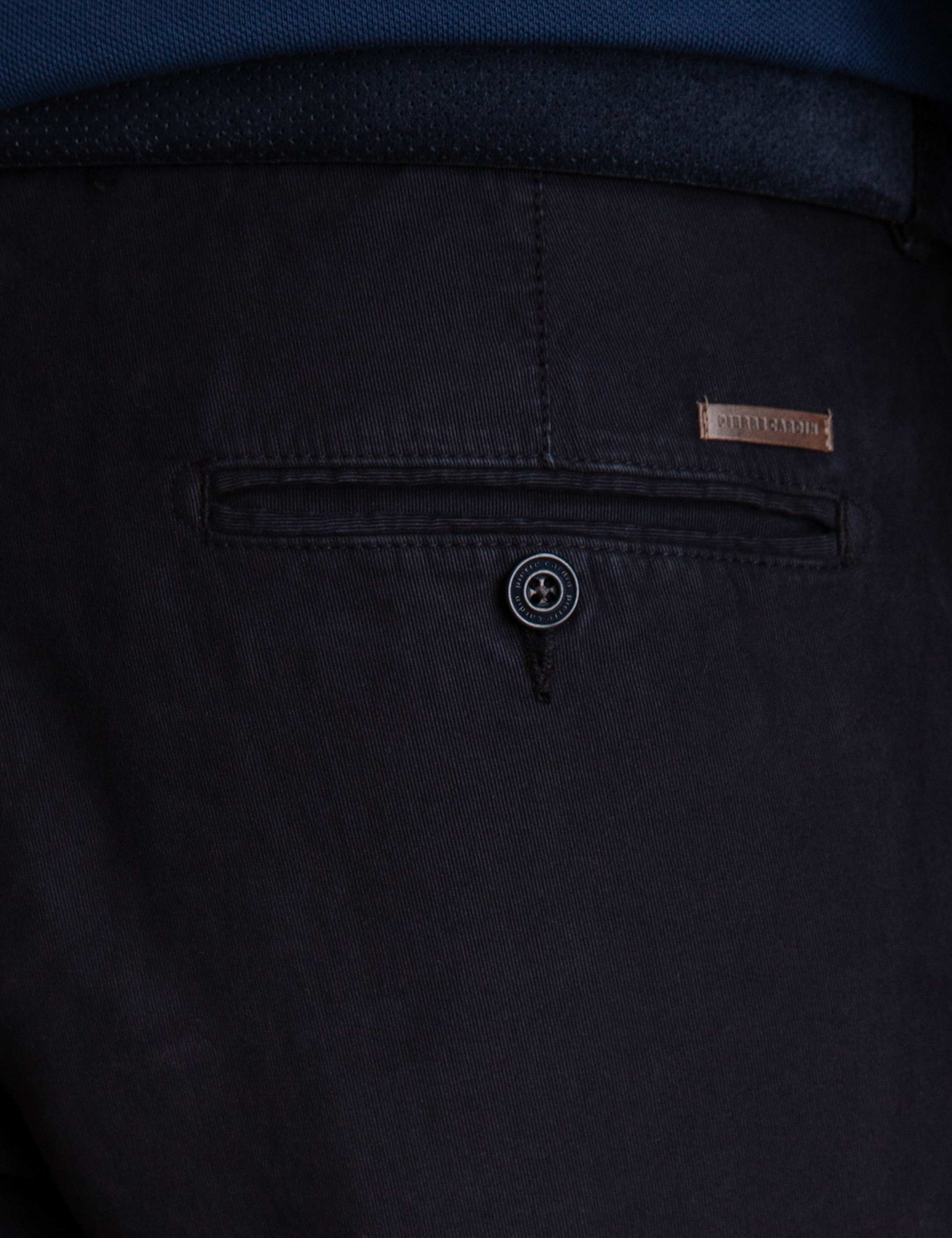 Lacivert Regular Fit Kanvas Pantolon - Image 4