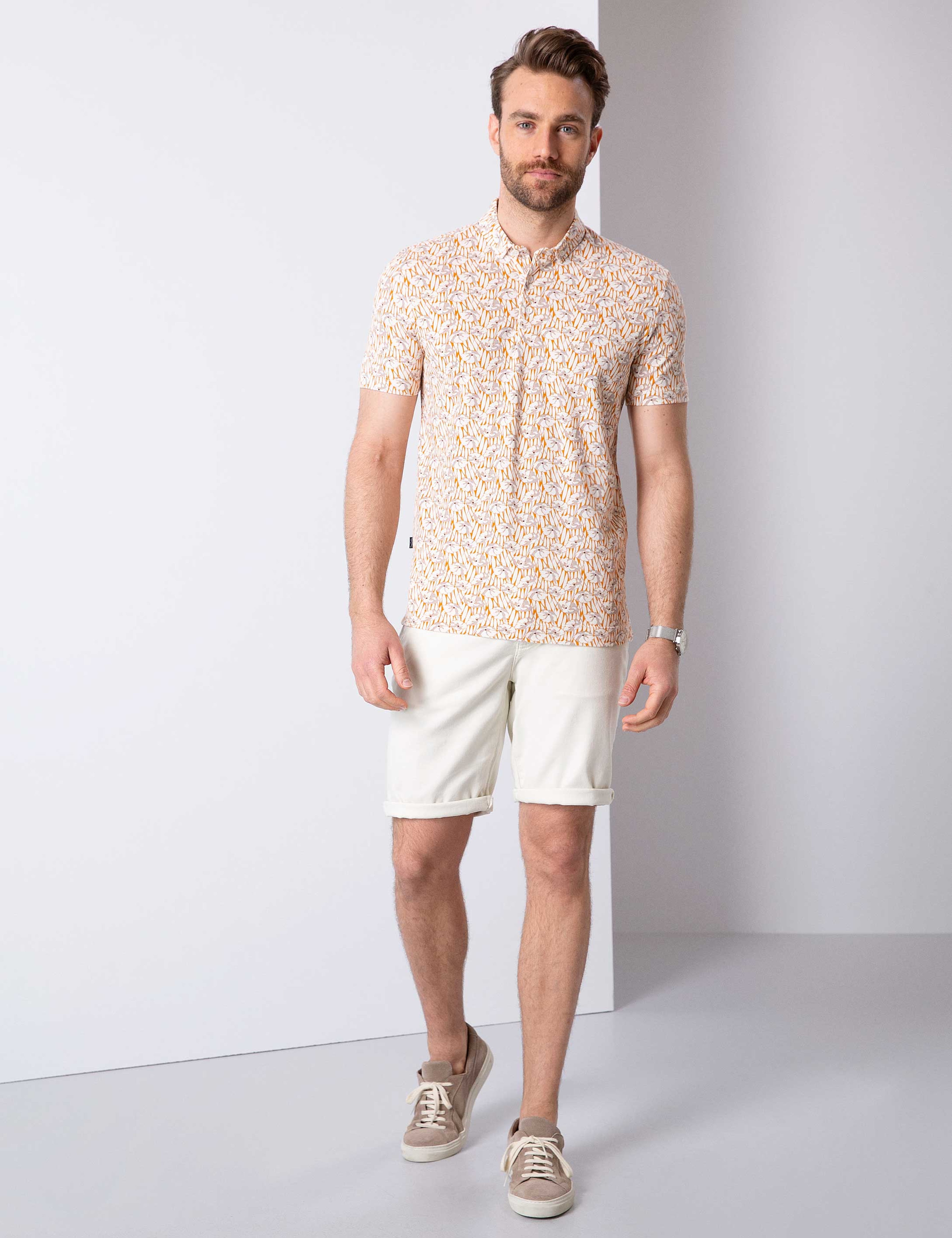 Safran Slim Fit Polo Yaka Tişört - Image 3