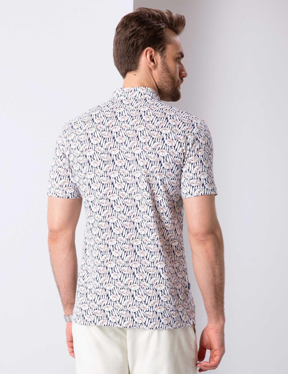 Lacivert Slim Fit Polo Yaka T-Shirt - 50202701018