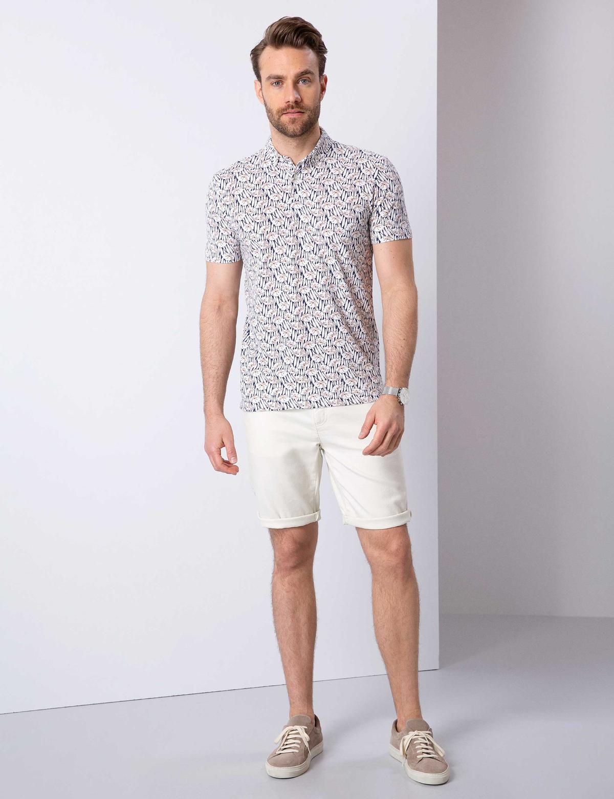 Lacivert Slim Fit Polo Yaka T-Shirt - 50202701018