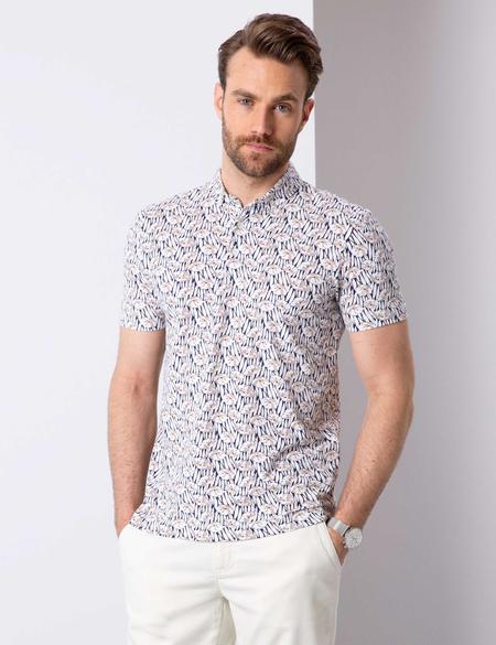 Lacivert Slim Fit Polo Yaka T-Shirt - 50202701018