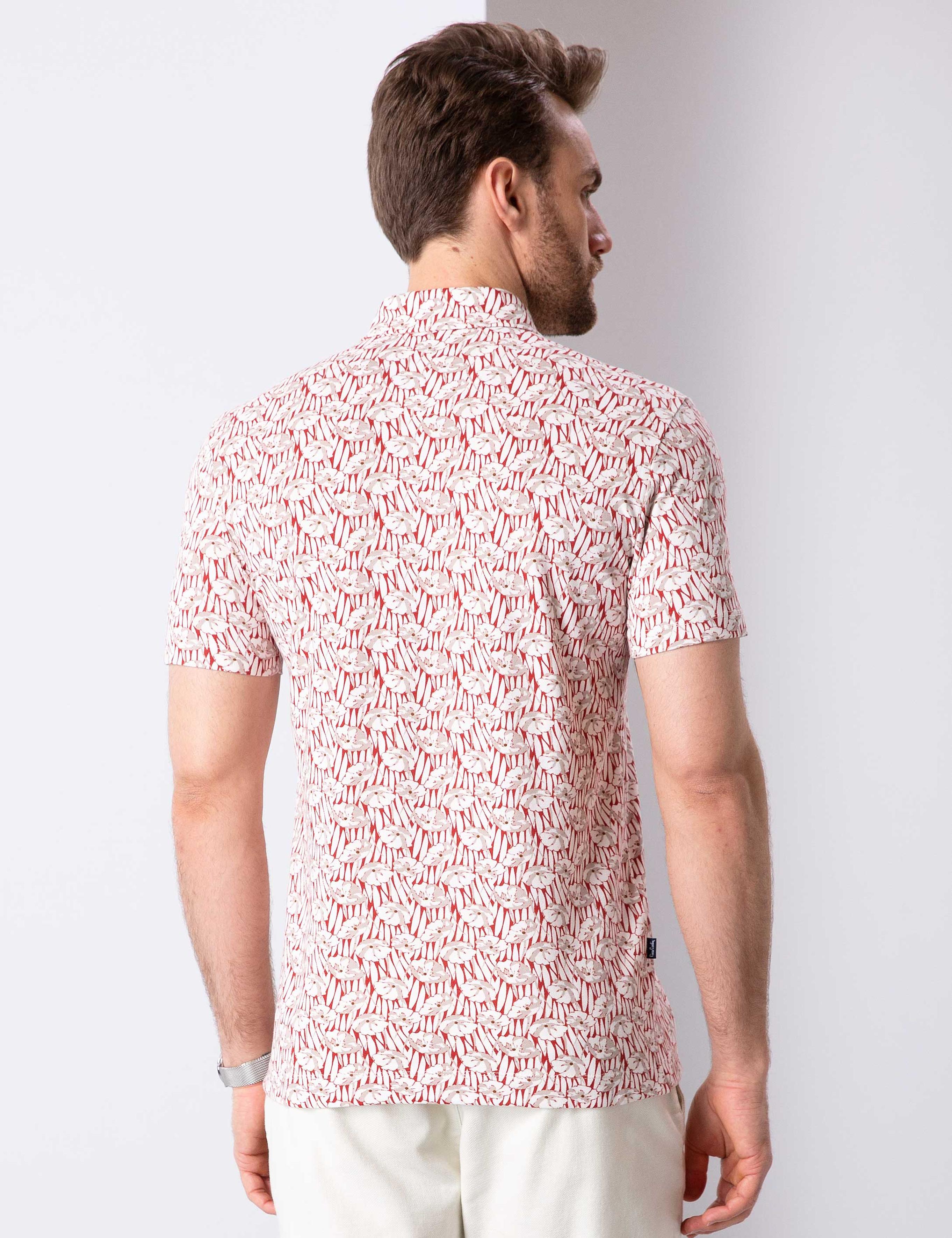 Kiremit Slim Fit Polo Yaka Tişört