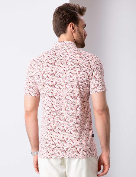 Kiremit Slim Fit Polo Yaka Tişört - 50202701009