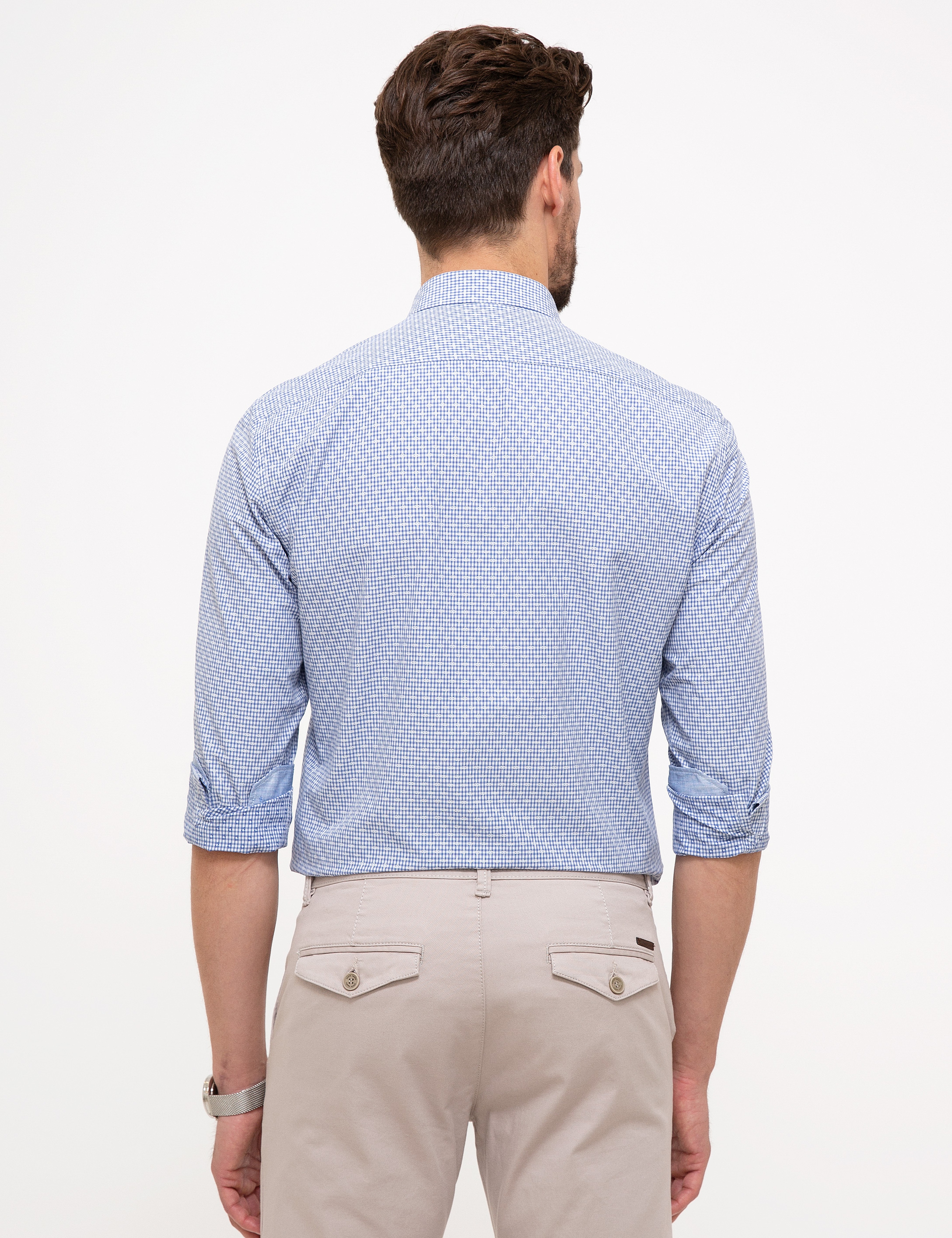 Mavi Slim Fit Gömlek