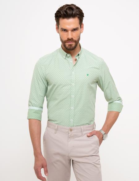 Yeşil Slim Fit Gömlek - 50203484028
