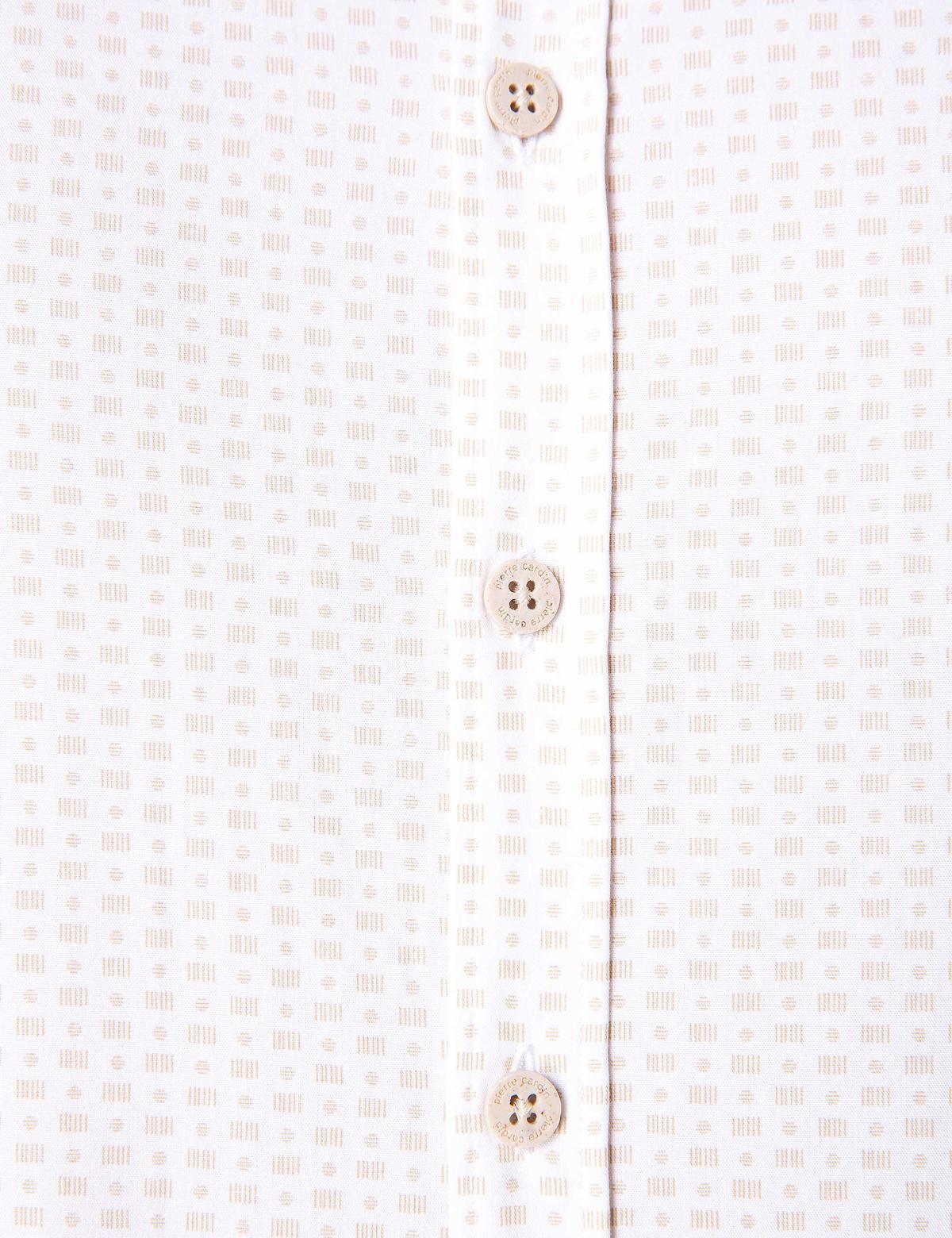 Bej Slim Fit Uzun Kollu Gömlek - 50203485019