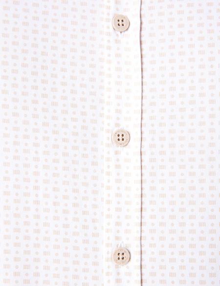 Bej Slim Fit Uzun Kollu Gömlek - 50203485019