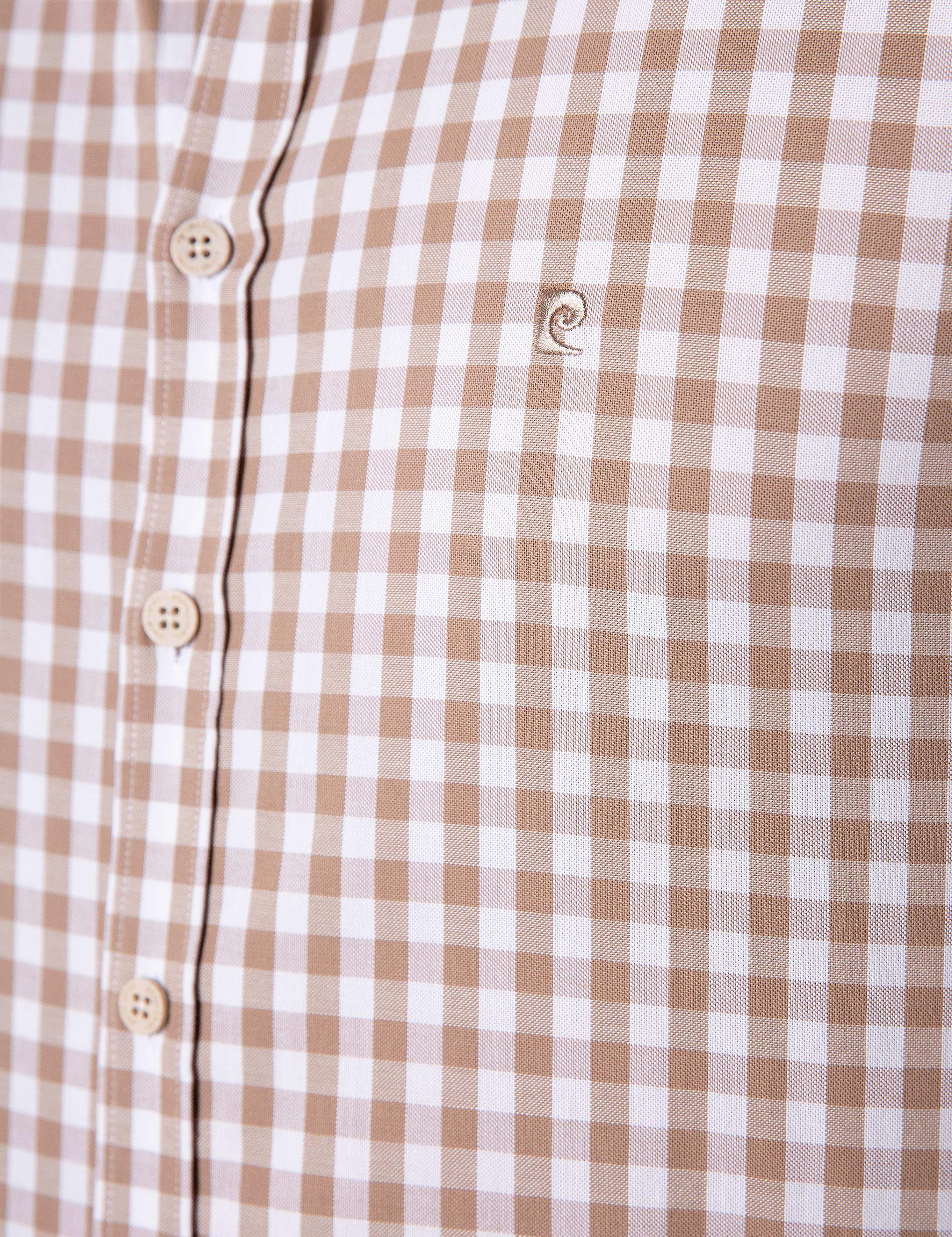 Bej Slim Fit Gömlek