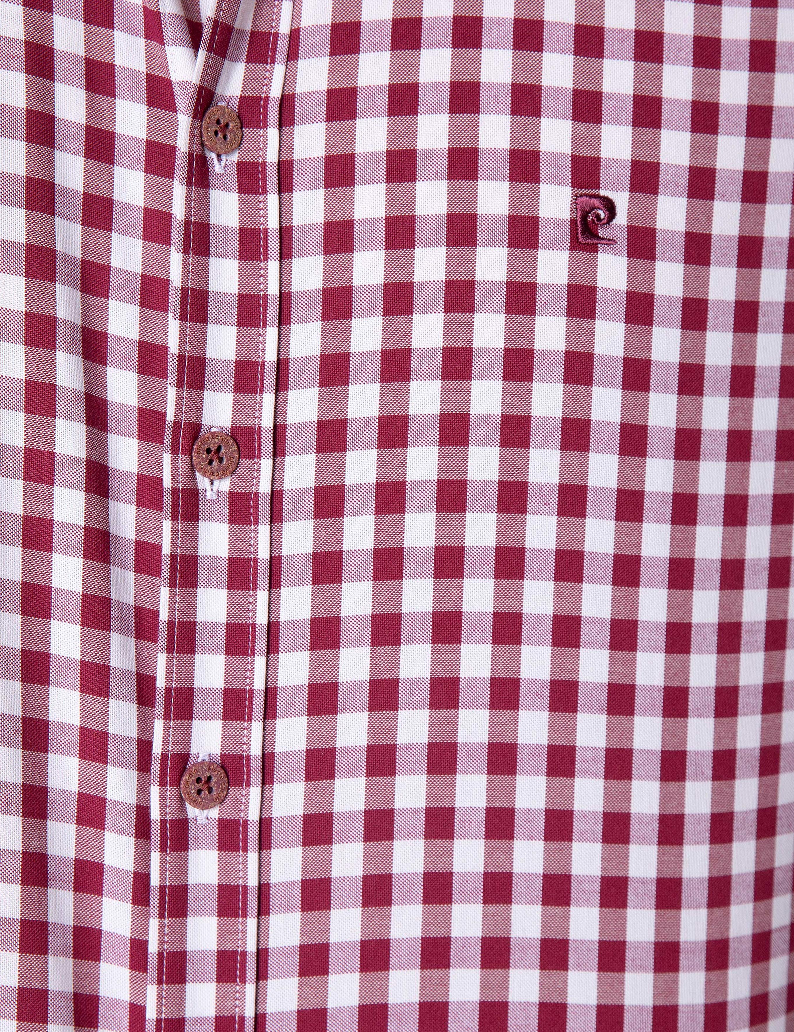 Bordo Slim Fit Gömlek