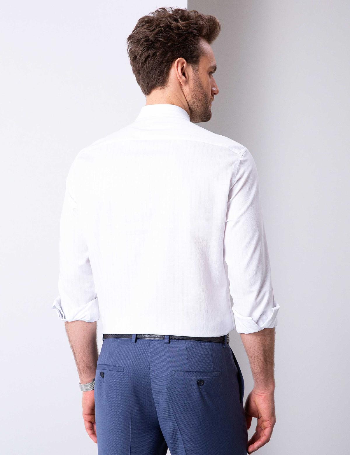 Açık Mavi Regular Fit Uzun Kollu Gömlek - 50203487005