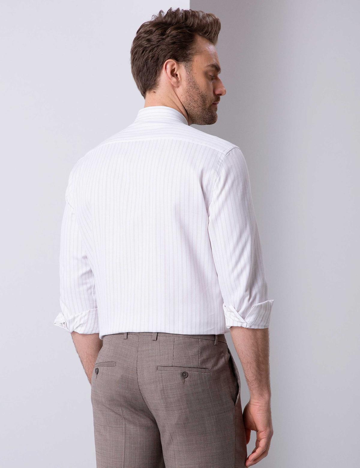 Bej Regular Fit Gömlek - 50203487015