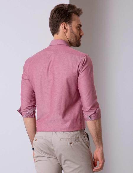 Bordo Slim Fit Gömlek - 50203494034