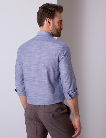 Lacivert Slim Fit Gömlek - 50203495054