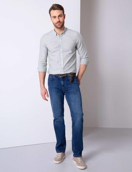 Yeşil Slim Fit Gömlek - 50203495063