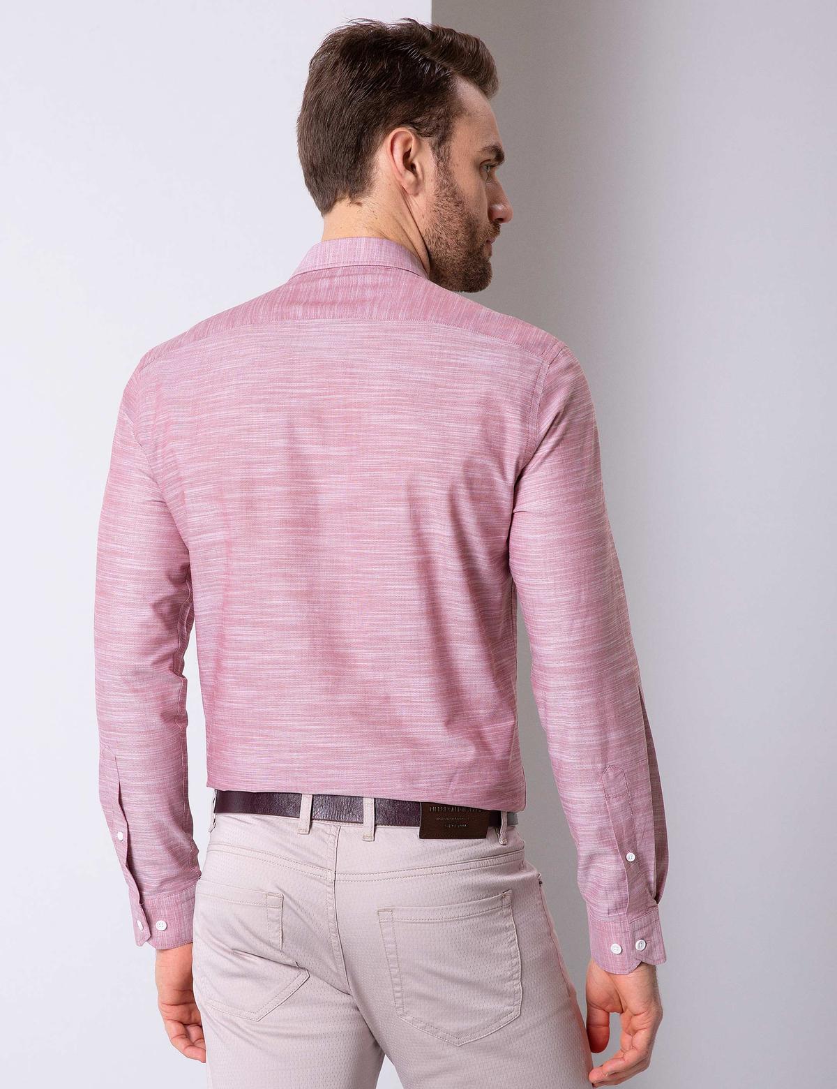 Kiremit Slim Fit Uzun Kollu Gömlek - 50203495070