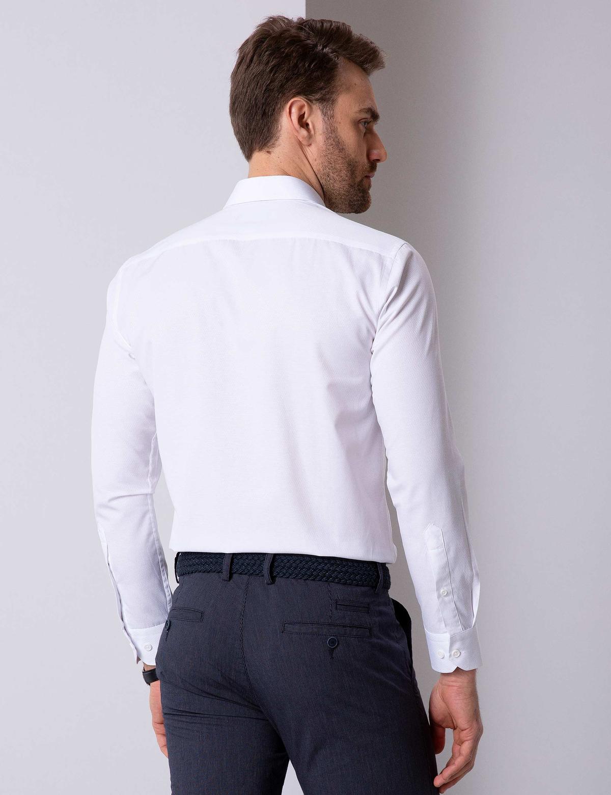 Beyaz Slim Fit Gömlek - 50203503005