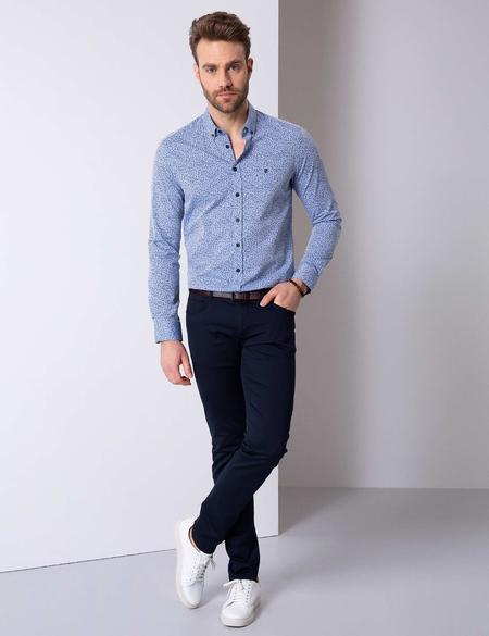Mavi Slim Fit Uzun Kollu Gömlek - 50203534011