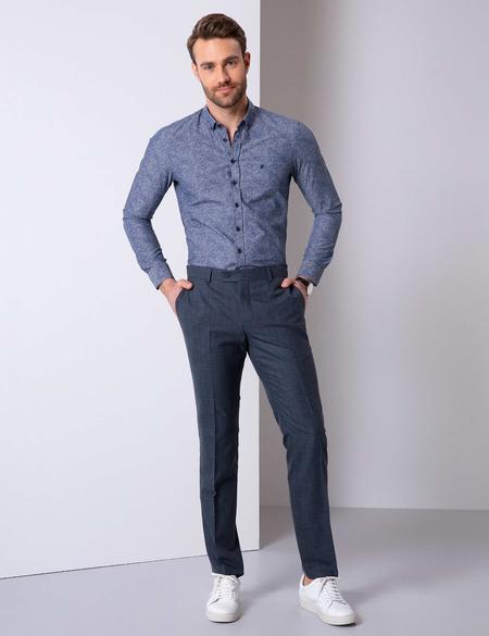 Lacivert Slim Fit Gömlek - 50203552001