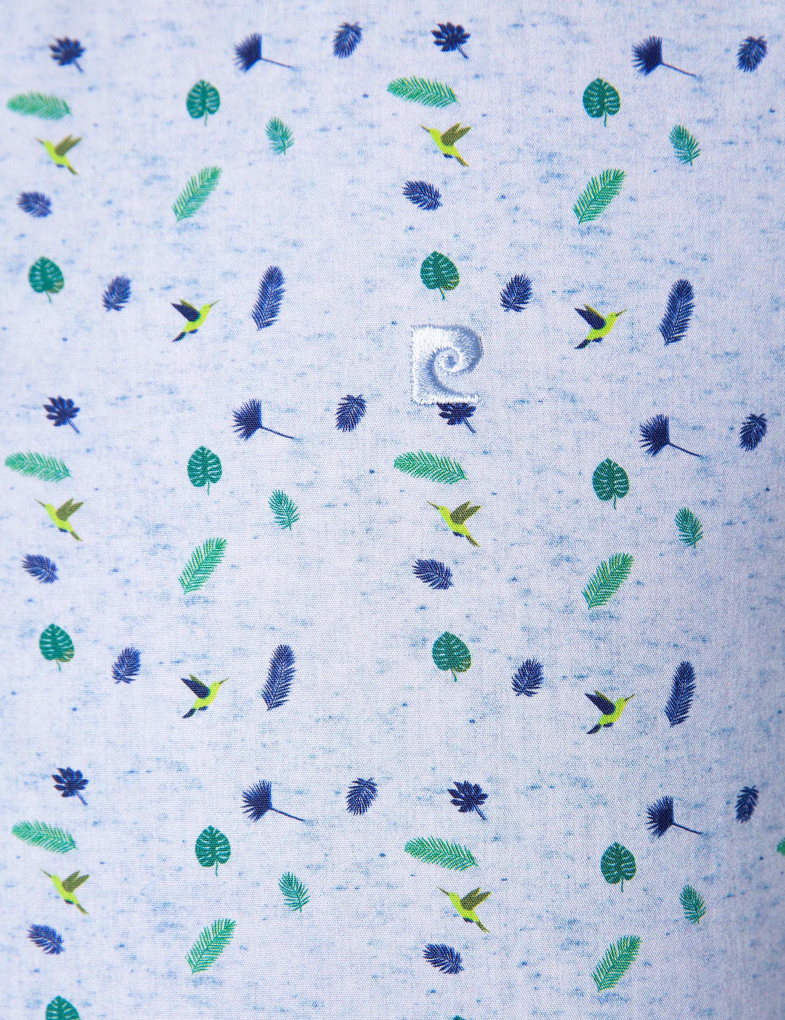 Mavi Slim Fit Uzun Kollu Gömlek