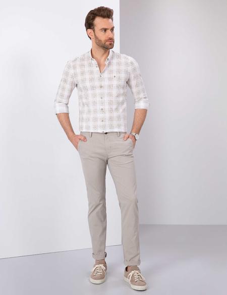 Beyaz Slim Fit Gömlek - 50203563005