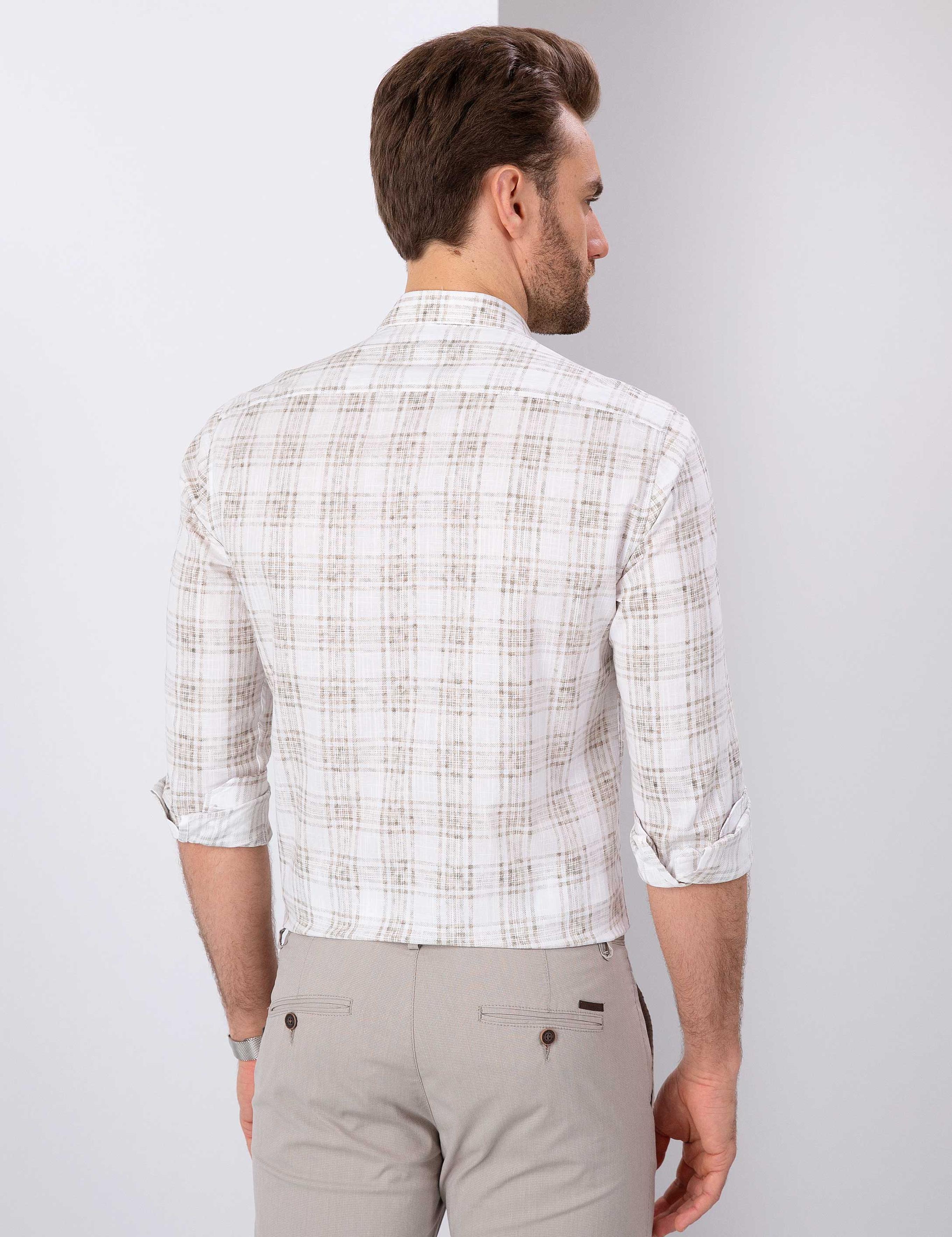 Beyaz Slim Fit Gömlek