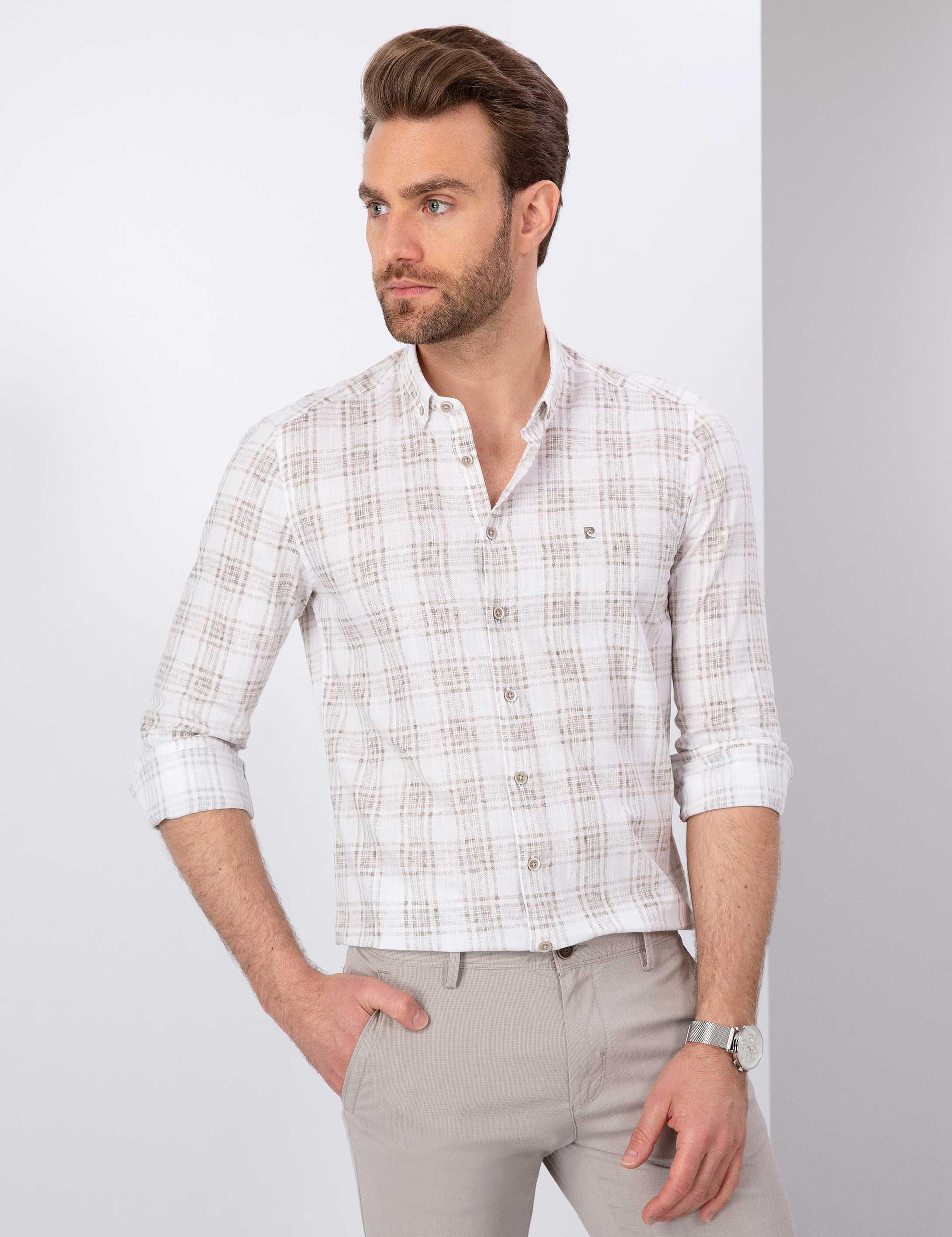 Beyaz Slim Fit Gömlek