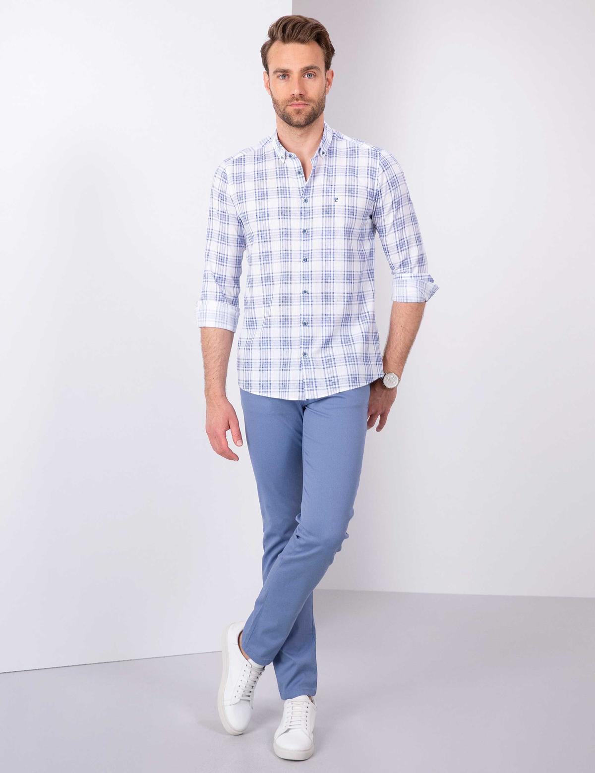 Mavi Slim Fit Uzun Kollu Gömlek - 50203563014