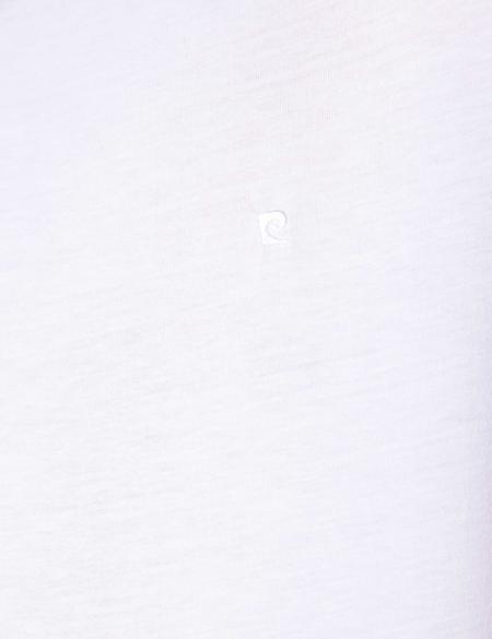 Beyaz Slim Fit Bisiklet Yaka Basic Tişört - 50203592008