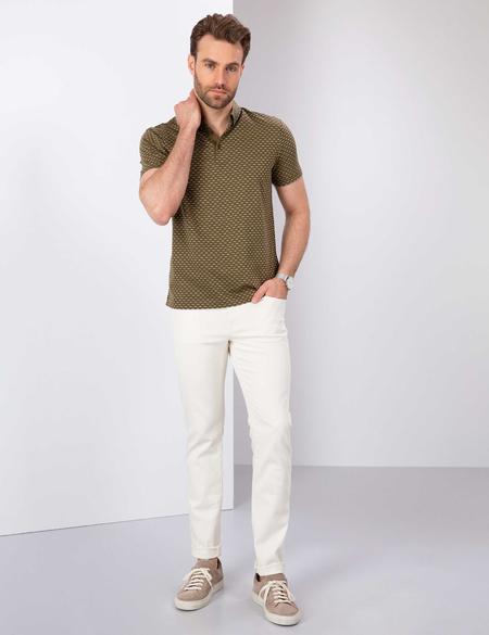 Ekru Slim Fit Jean Pantolon - 50203751013