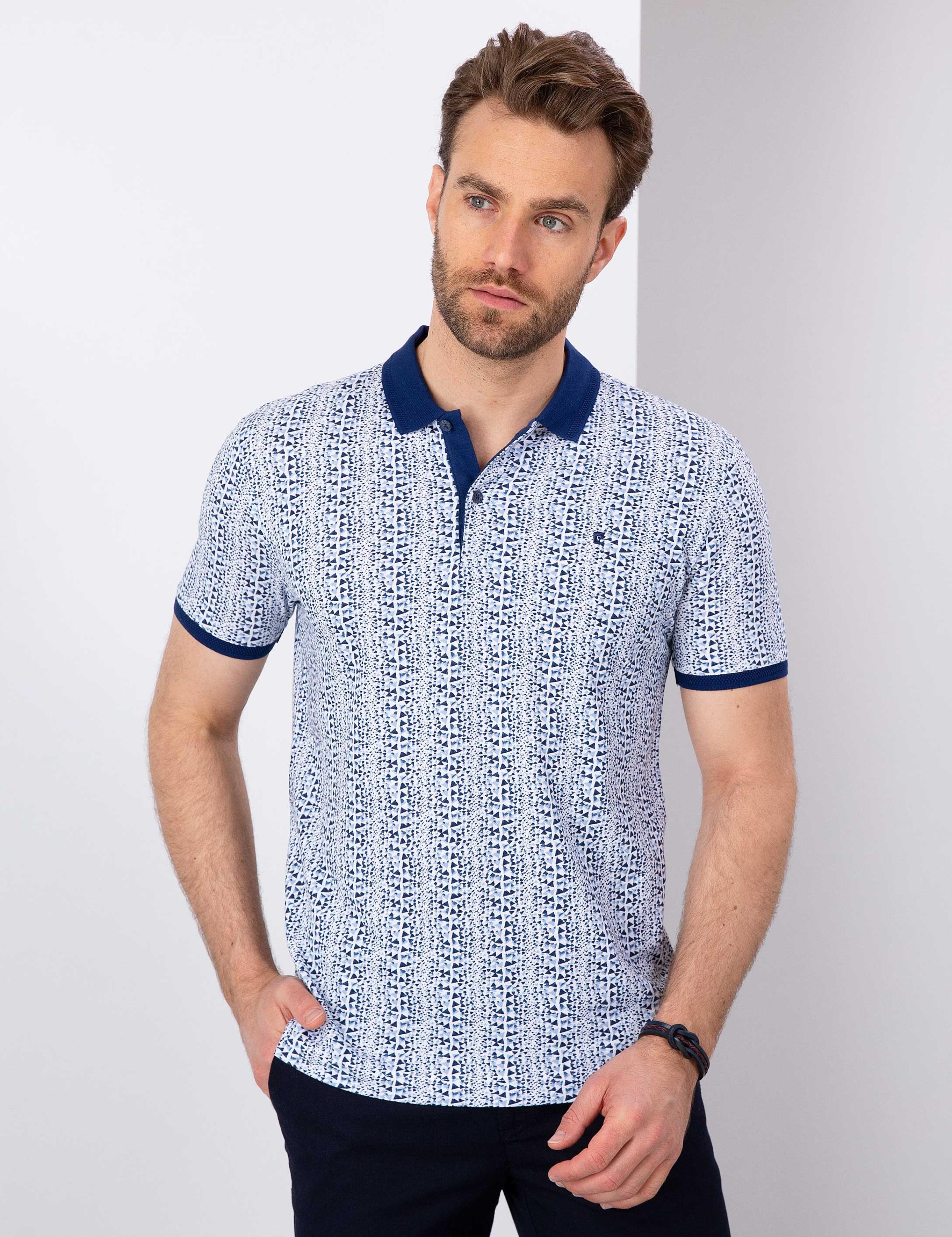 İndigo Slim Fit Polo Yaka Tişört