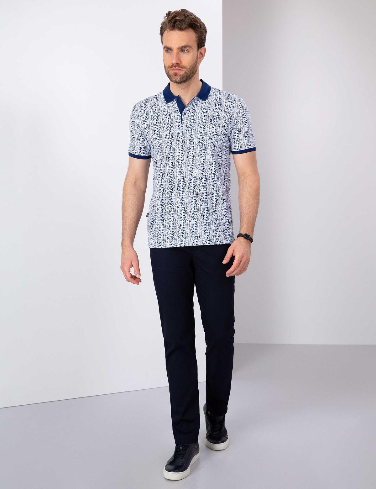 İndigo Slim Fit Polo Yaka Tişört - 50204157003