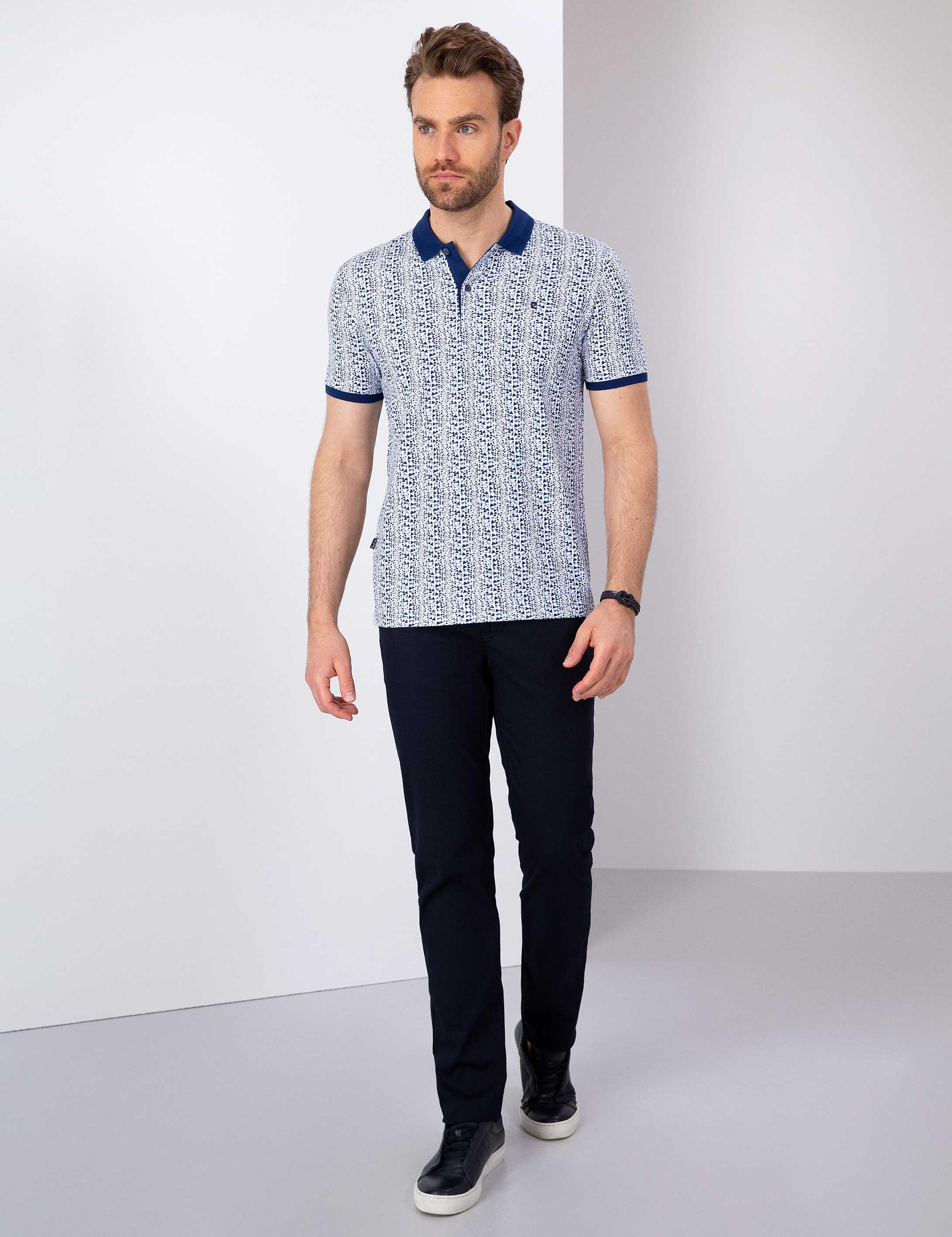 İndigo Slim Fit Polo Yaka Tişört