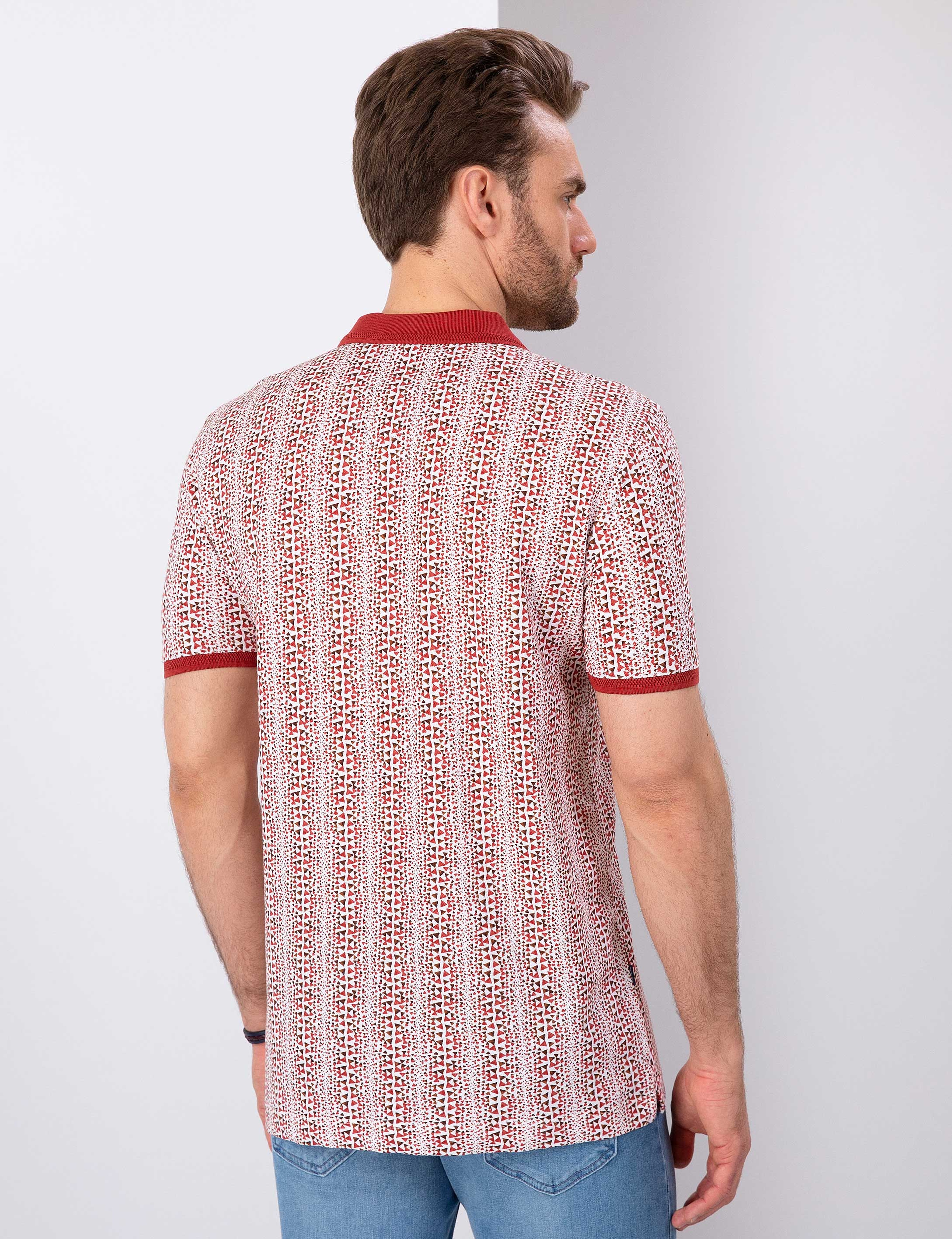 Kiremit Slim Fit Polo Yaka T-Shirt