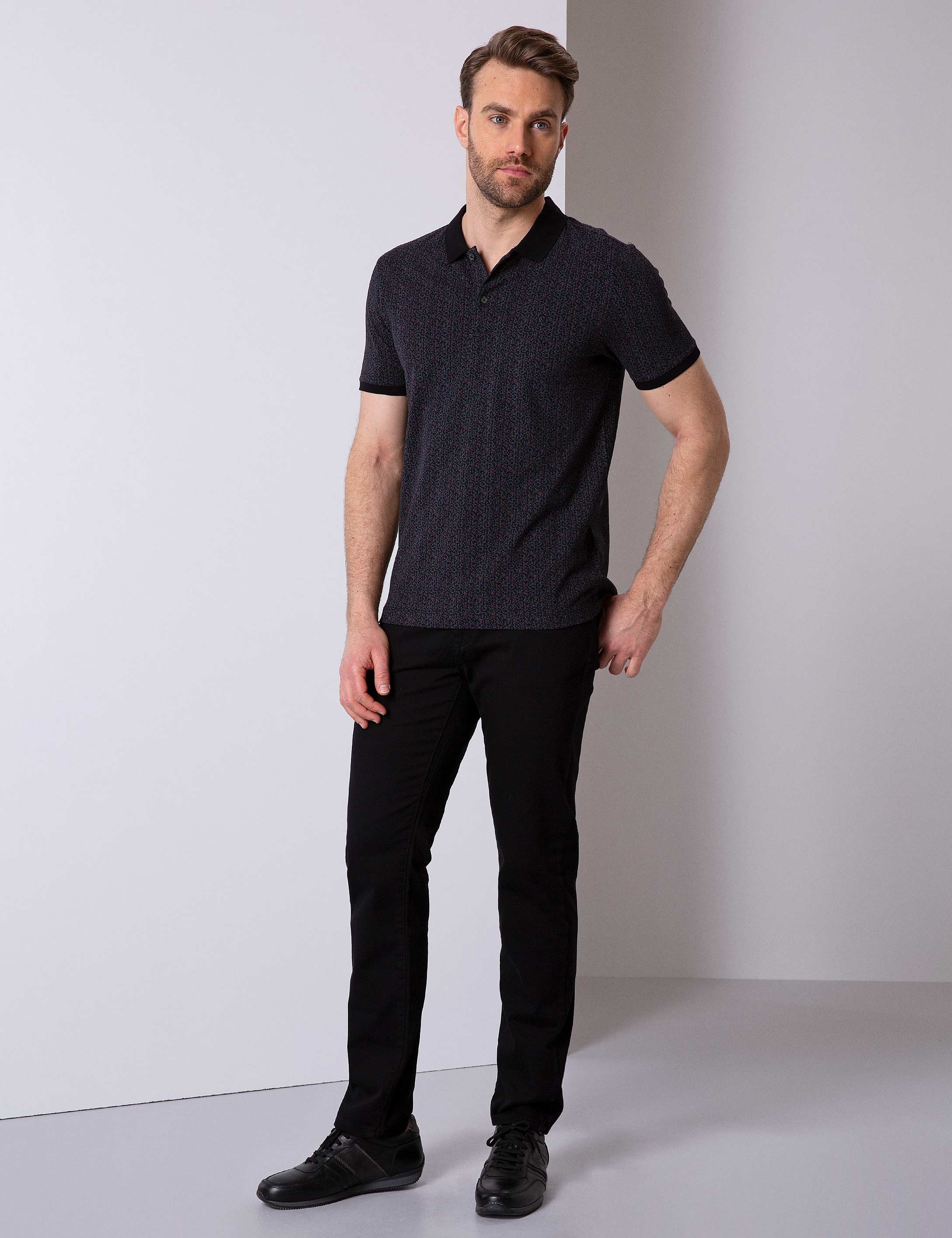 Siyah Slim Fit T-Shirt - Image 3