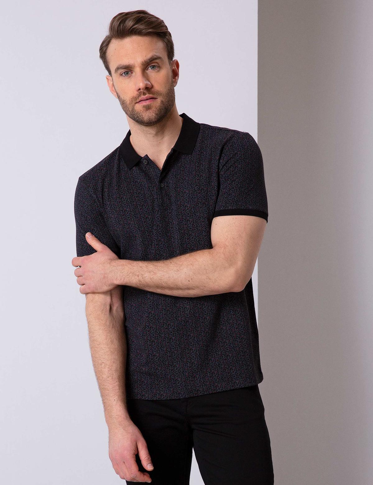 Siyah Slim Fit T-Shirt