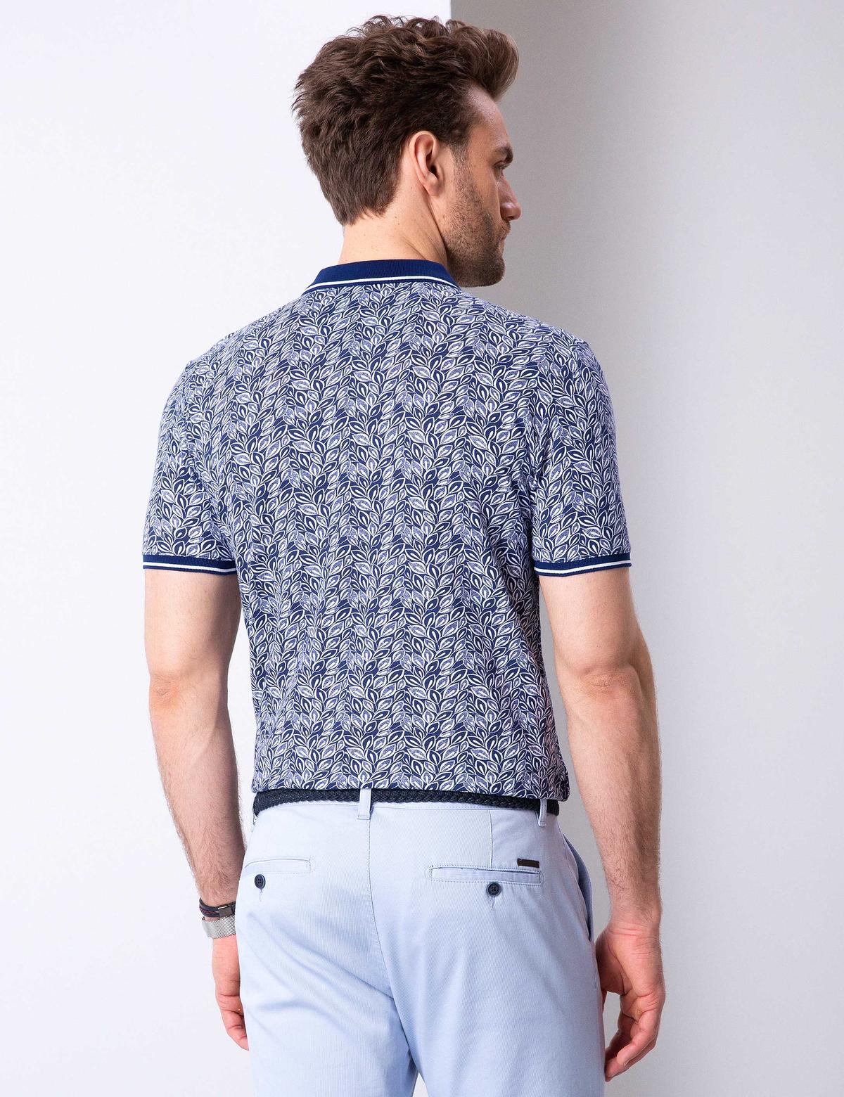 Lacivert Slim Fit Polo Yaka T-Shirt - 50204204002