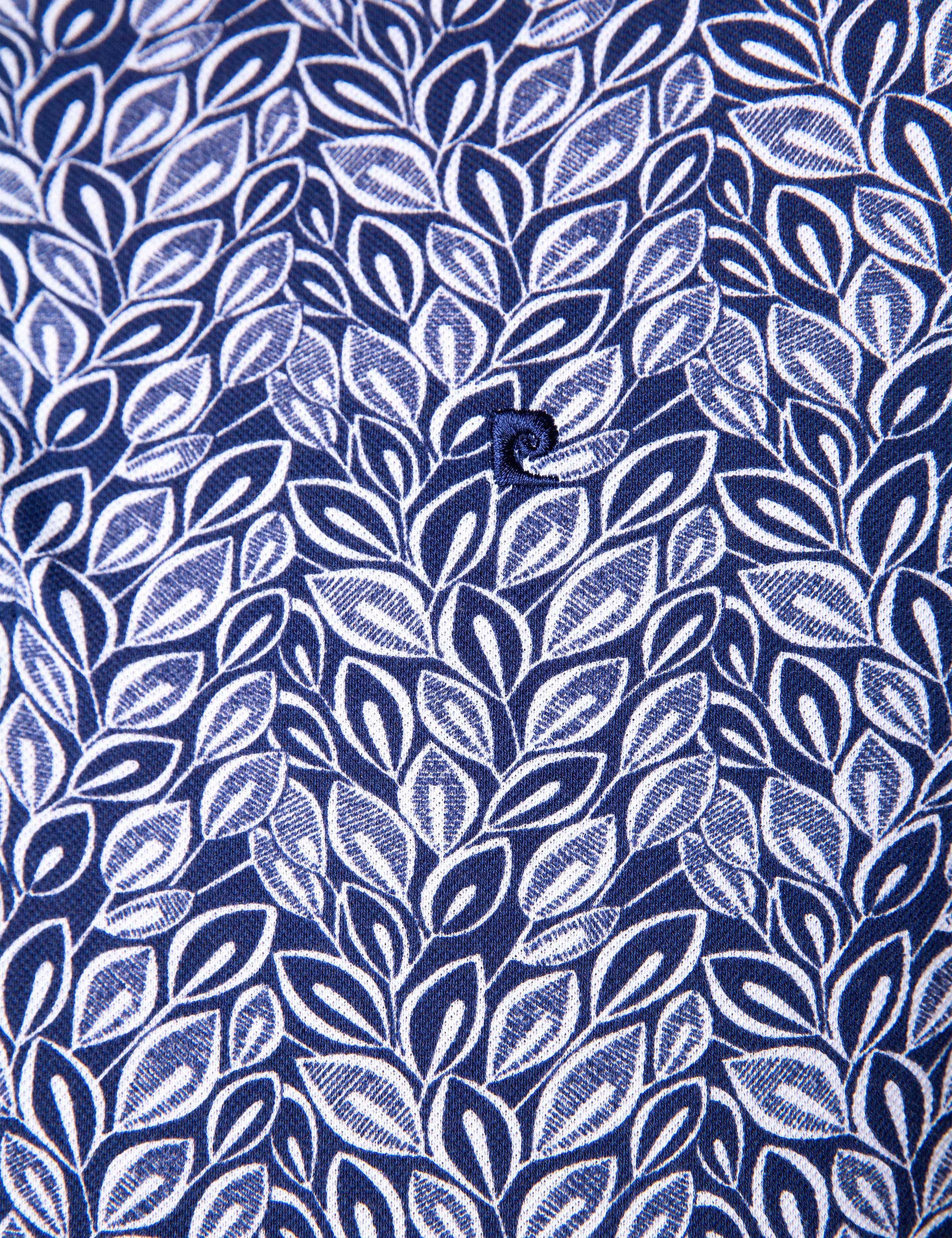 Lacivert Slim Fit Polo Yaka T-Shirt - Image 4