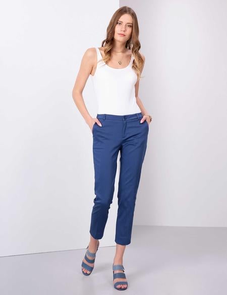 Lacivert Slim Fit Kumaş Pantolon - 50204277003