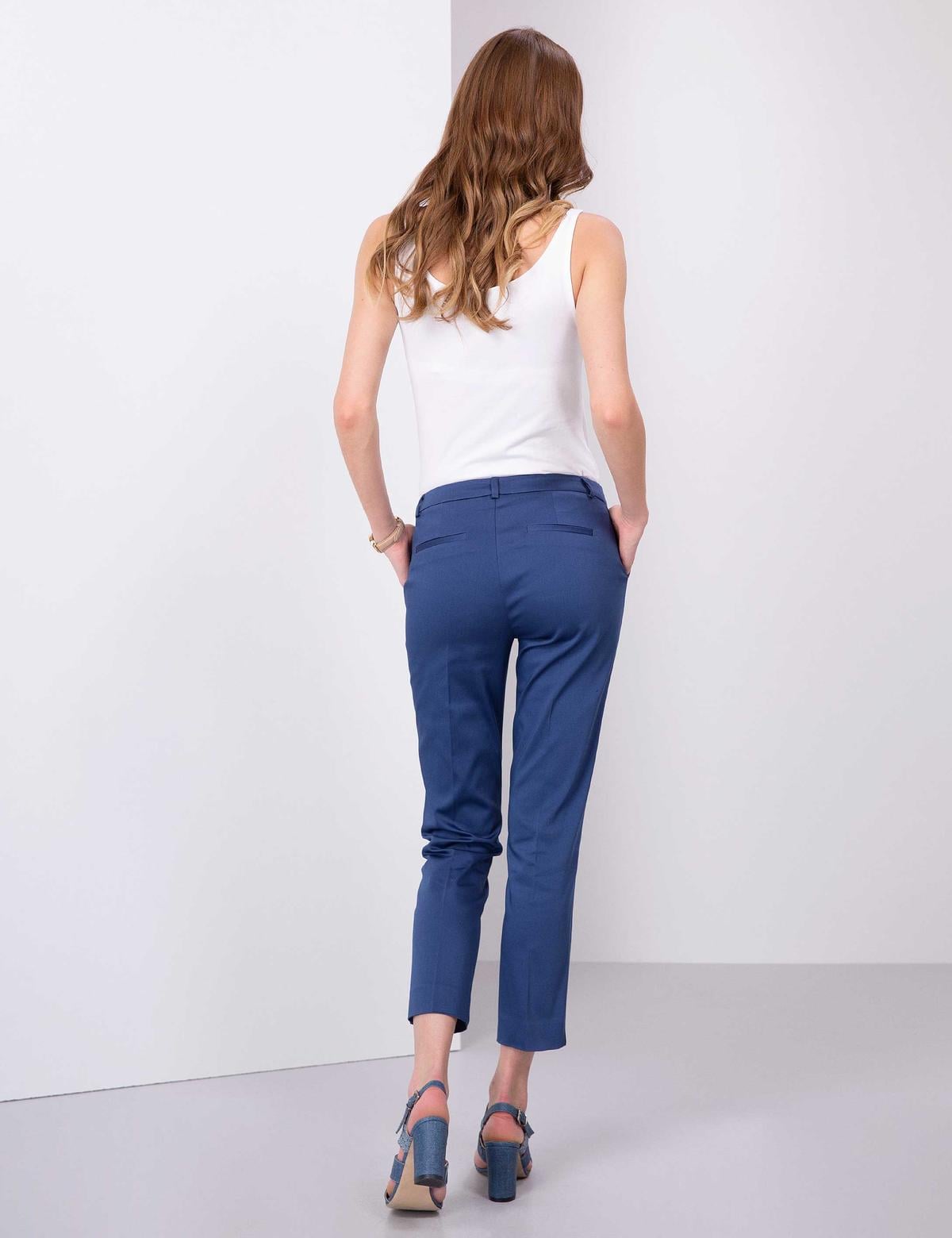 Lacivert Slim Fit Kumaş Pantolon - 50204277003