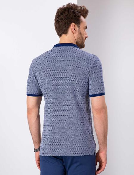 Lacivert Slim Fit Polo Yaka T-Shirt - 50204376002