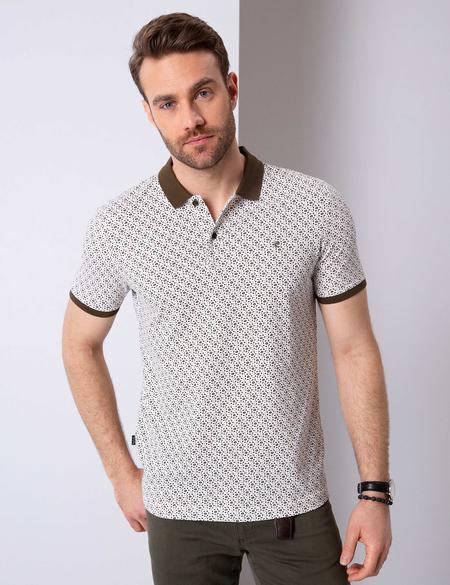 Haki Slim Fit Polo Yaka T-Shirt - 50204403003