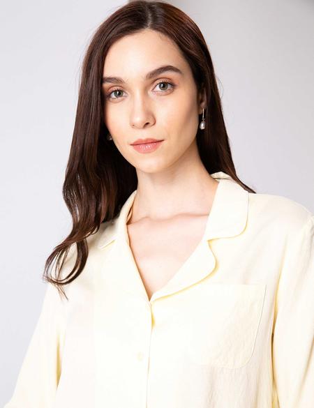 Açık Sarı Uzun Kollu Gömlek - 50204411003