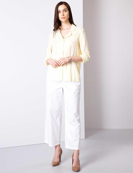 Açık Sarı Uzun Kollu Gömlek - 50204411003