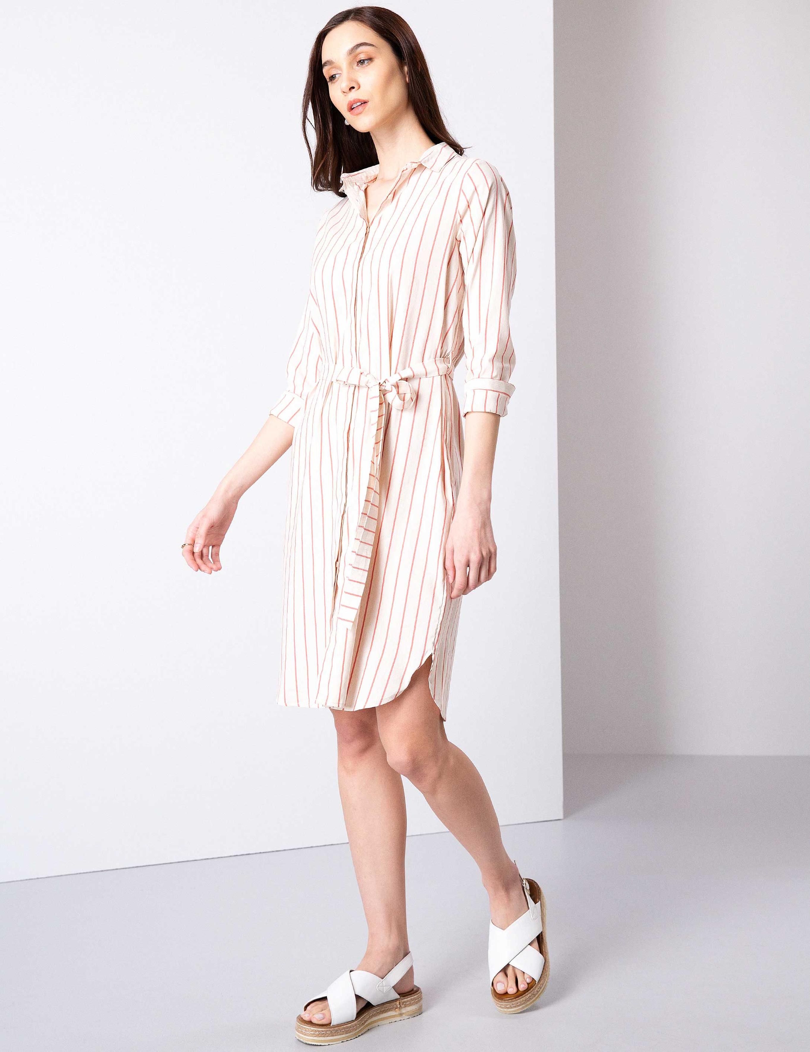 Nar Çiçeği Dokuma Elbise