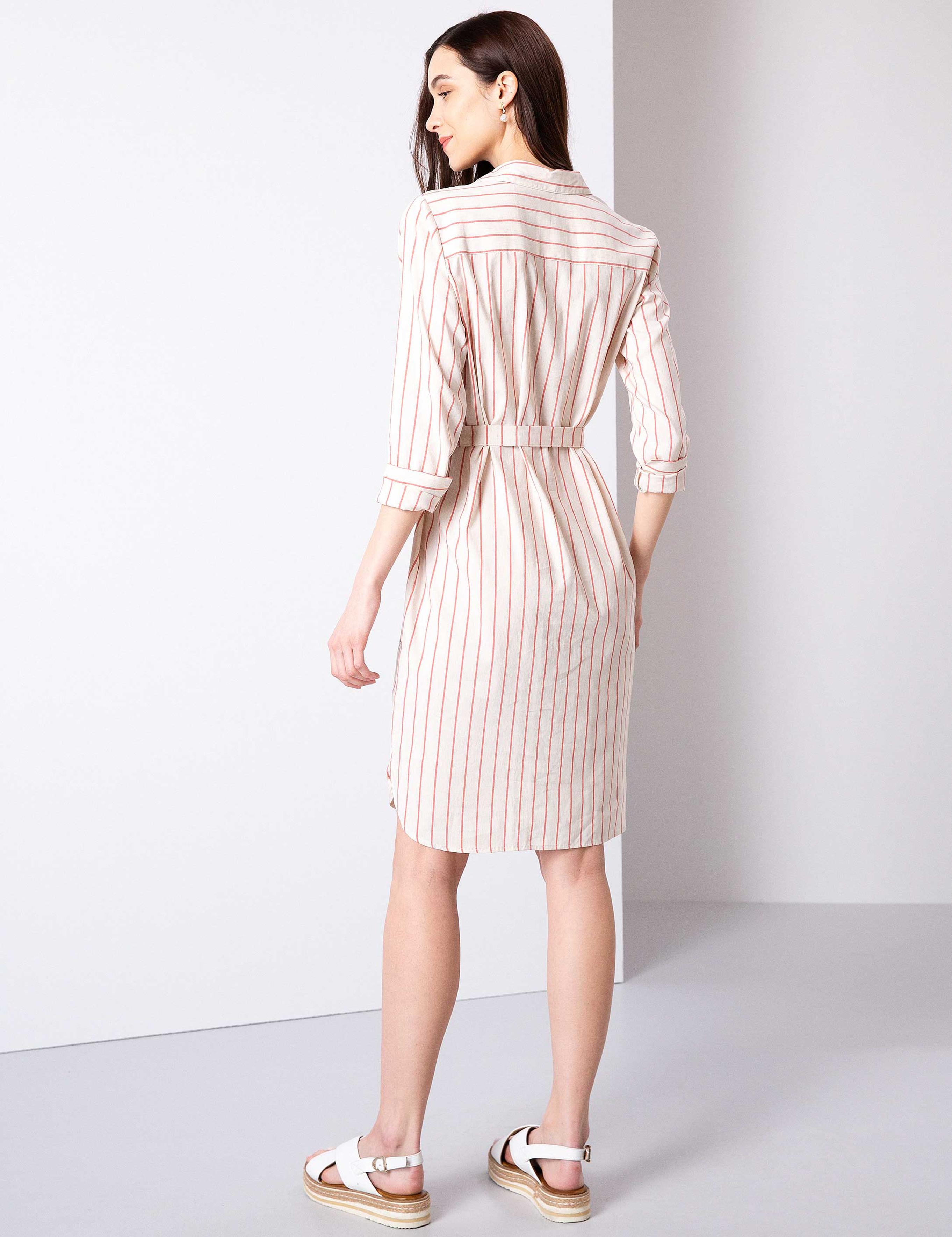 Nar Çiçeği Dokuma Elbise