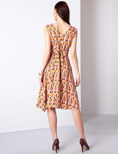 Hardal Dokuma Elbise - 50204424003