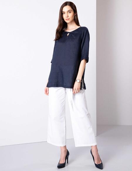 Lacivert Comfort Fit Bluz - 50204440003