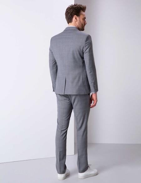 Gri Slim Fit Takım Elbise - 50204457010