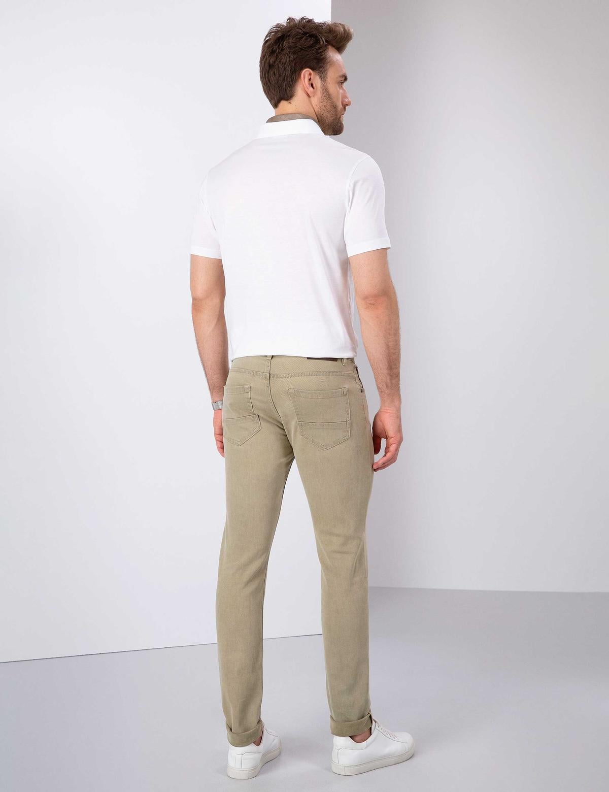 Camel Slim Fit Denim Pantolon - 50204496006