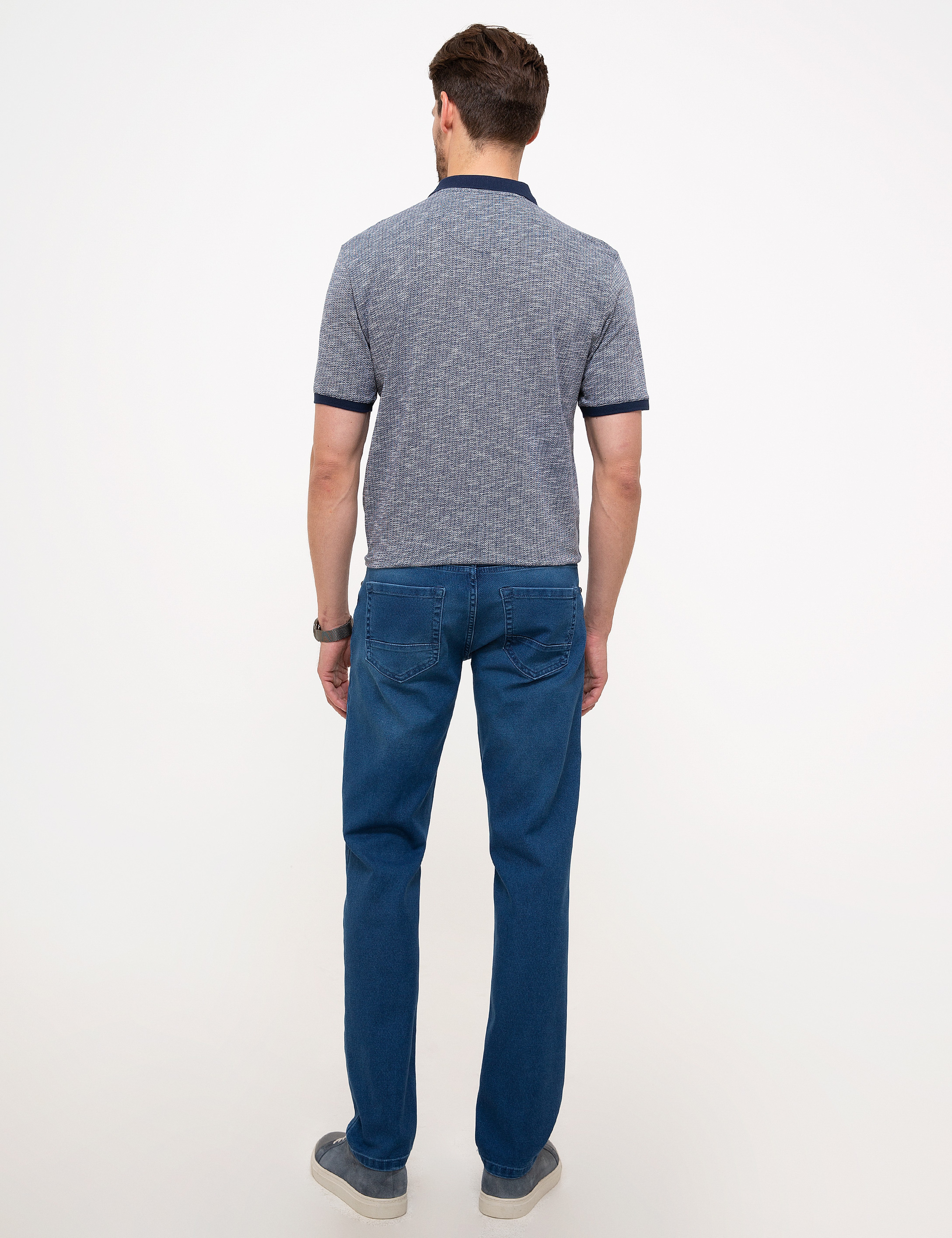 Lacivert Denim Pantolon - Image 3